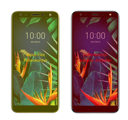 3x 3D Full Cover Schutzfolie für LG K40S