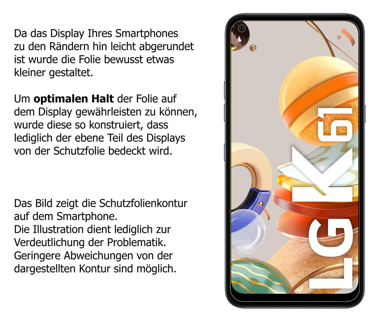 Schutzfolie mit optimaler Passform, zur Verwendung mit Hüllen geeignet