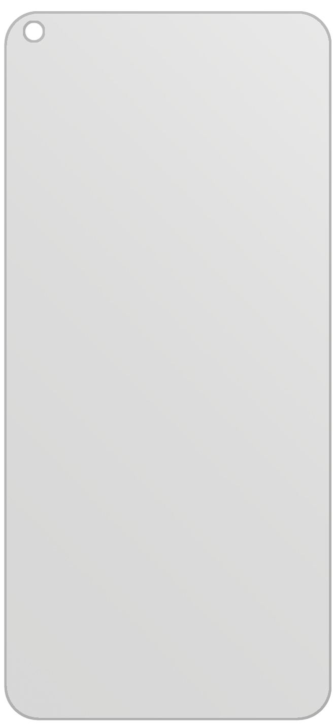 dipos Displayschutz für LG K61, mattierte Oberfläche, geringe Dicke und perfekte Passform