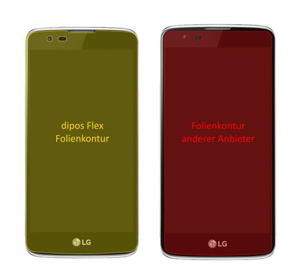 2x 3D Full Cover Schutzfolie für LG Phoenix 2