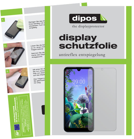 Matte Displayschutzfolie von dipos passend für LG X6, präziser Zuschnitt und blasenfrei montiert