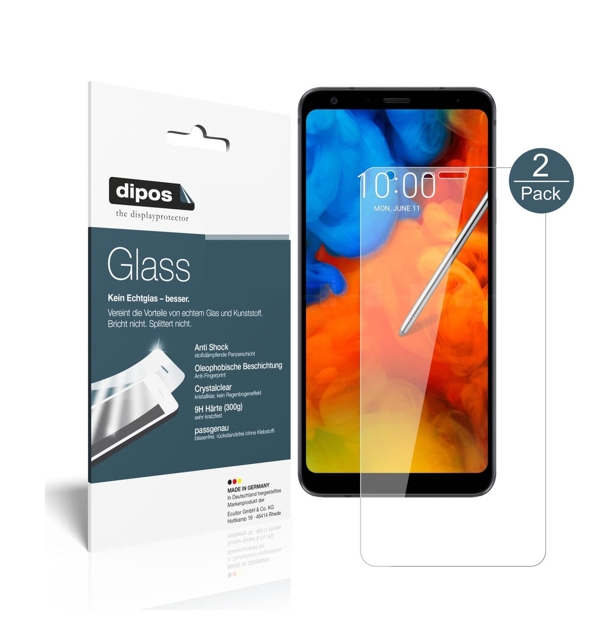 Perfekte Passform und ultimative Qualität: Unser 9H Panzerglas bietet Schutz für LG-Q Stylus Plus