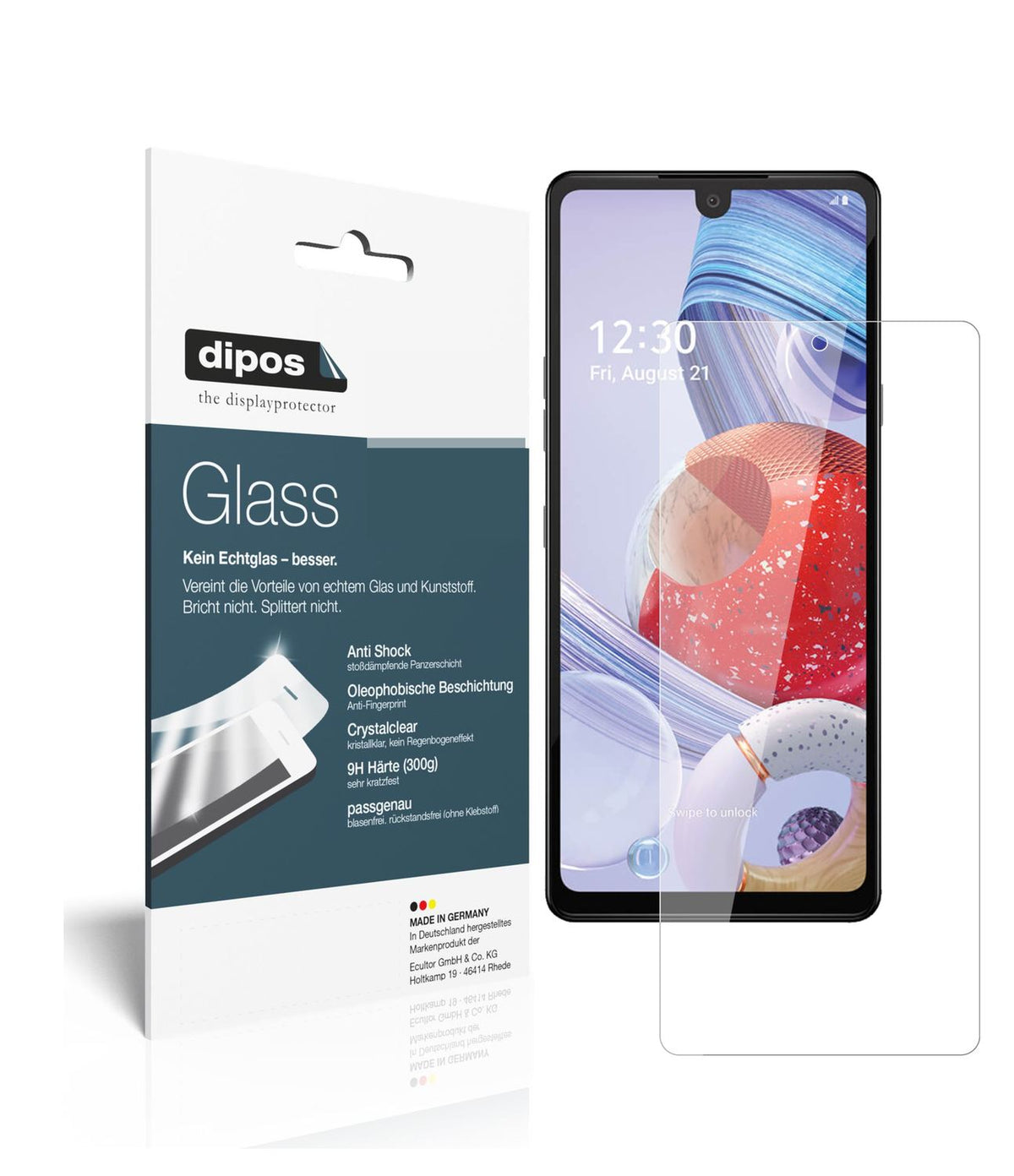 Perfekte Passform und ultimative Qualität: Unser 9H Panzerglas bietet Schutz für LG-Stylo 6