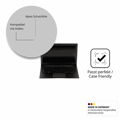 Schutzfolie mit optimaler Passform, zur Verwendung mit Hüllen geeignet