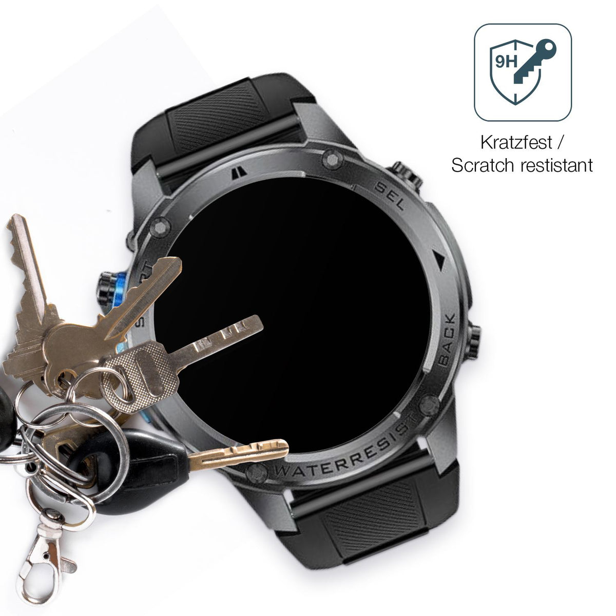 dipos Displayschutz für Lige EF6-E, mattierte Oberfläche, robuste Festigkeit und perfekte Passform