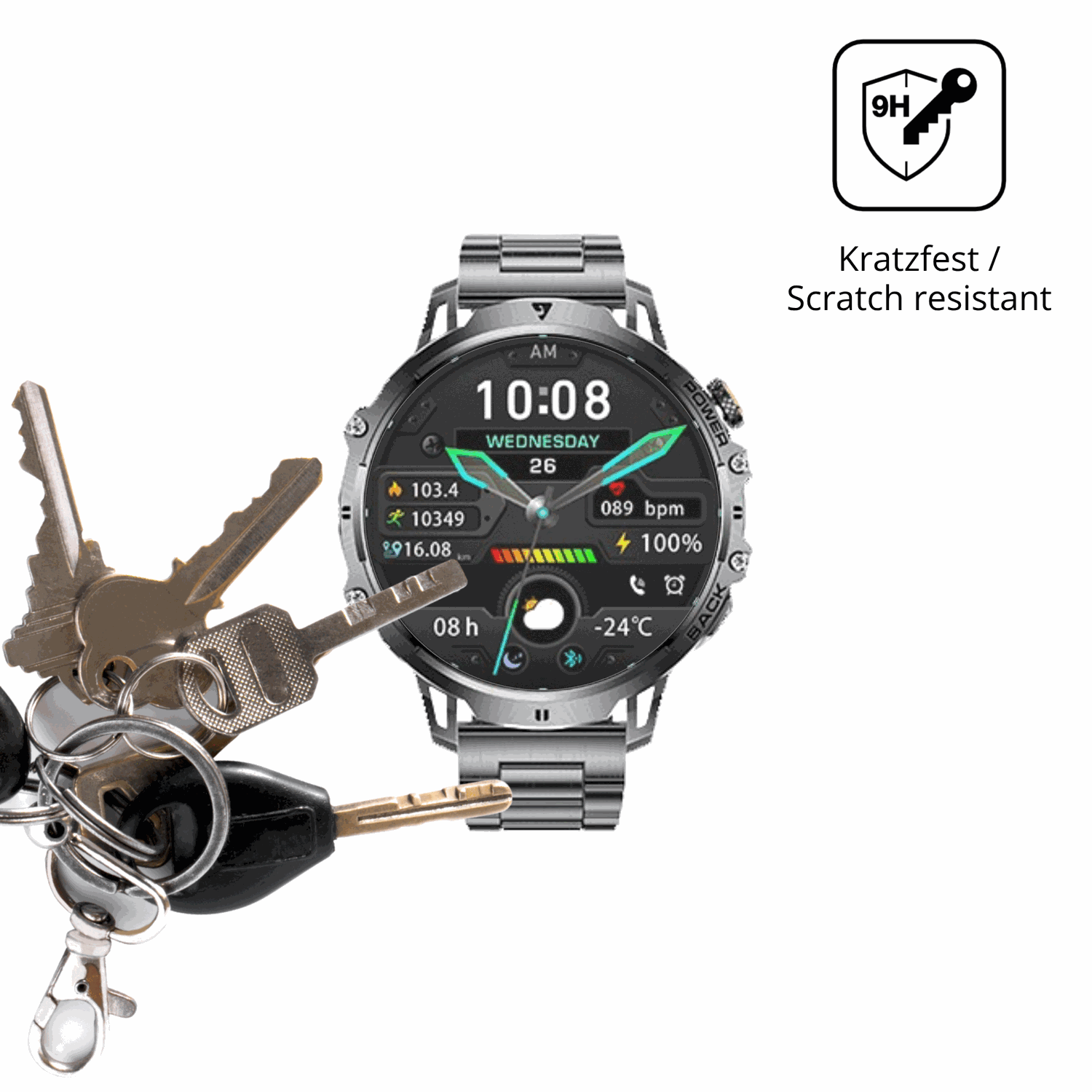 dipos Displayschutz für ligeef 13-e, mattierte Oberfläche, robuste Festigkeit und perfekte Passform