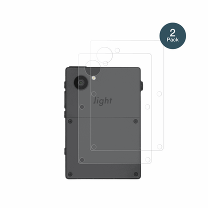 2x 9H Schutzfolie matt für Light Phone 3 Rückseite Panzerfolie