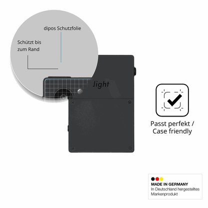 2x 9H Schutzfolie matt für Light Phone 3 Rückseite Panzerfolie