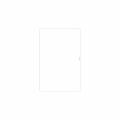 dipos Displayschutz für Logicom Tab Fold 10, mattierte Oberfläche, geringe Dicke und perfekte Passform