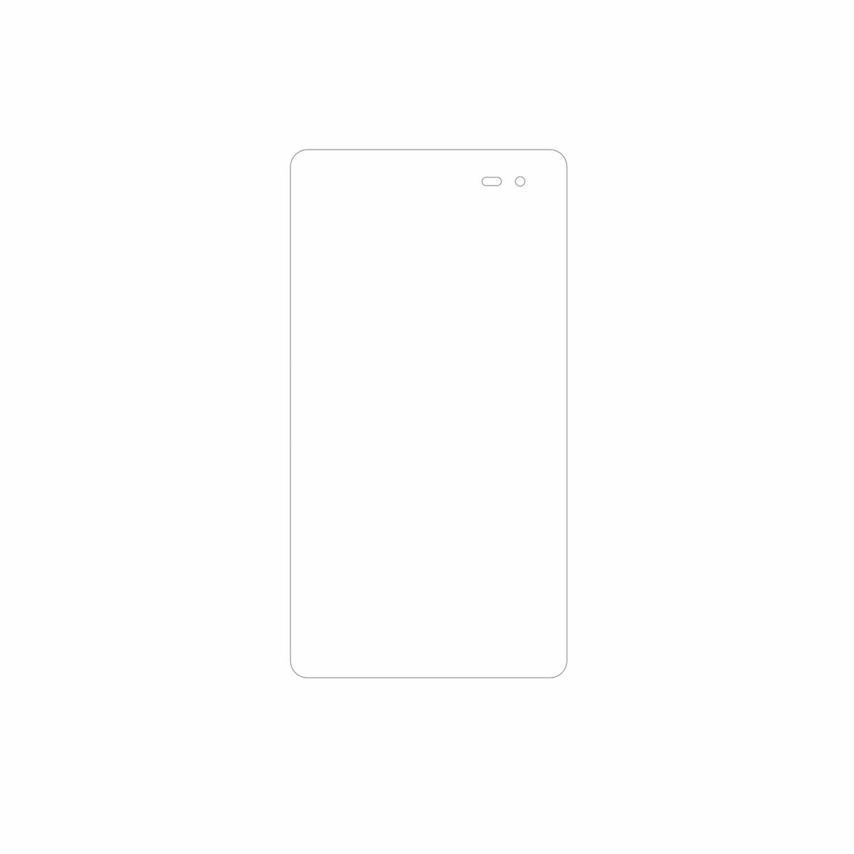dipos Displayschutz f�r Logicom Wave, mattierte Oberfl�che, geringe Dicke und perfekte Passform