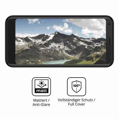 Flexible TPU-Folie passend zugeschnitten für Logicom Five Pro, vollständige Abdeckung