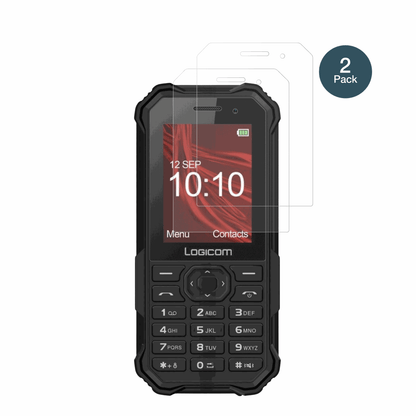 2x 9H Schutzfolie matt für Logicom Xtrem-30 Panzerfolie