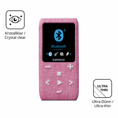 Dünne und klare Folie passend zugeschnitten für LUCKDANO MP3-Player