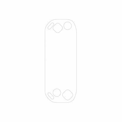 2x Schutzfolie matt für MANGMI Pocket Max Display-Schutzfolie