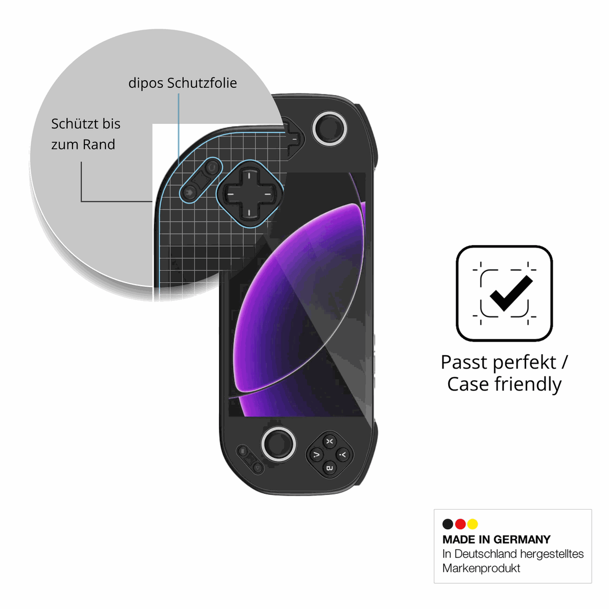 2x 9H Schutzfolie für MANGMI Pocket Max Panzerfolie