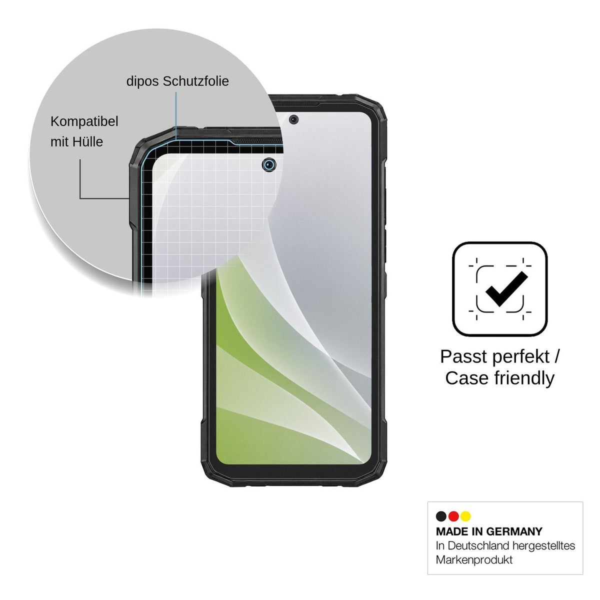 4x Schutzfolie matt für Doogee Blade 20 X Display-Schutzfolie