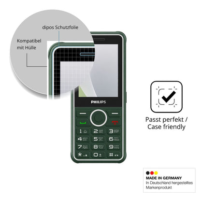 Schutzfolie mit optimaler Passform, zur Verwendung mit Hüllen geeignet