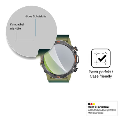 6x Schutzfolie matt für WalkerFit Motion 6 Display-Schutzfolie
