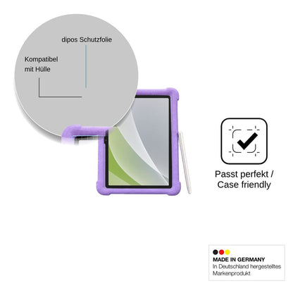 2x Schutzfolie matt für ZONKO Kinder Tablet 10 Display-Schutzfolie