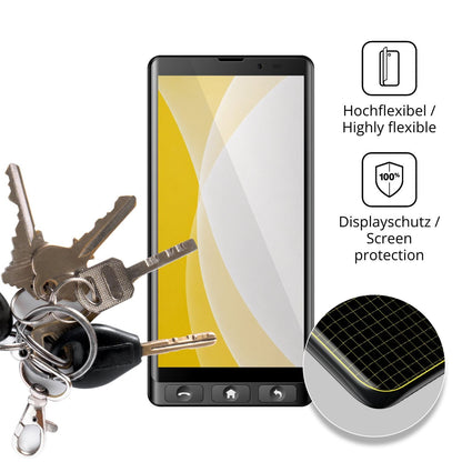 dipos Displayschutz für Maxcom MS601, transparente Oberfläche, geringe Dicke und perfekte Passform