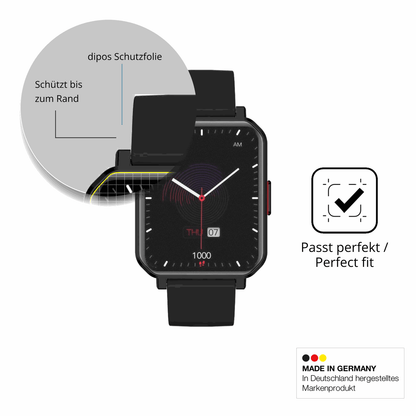 Besonders flexibler Displayschutz mit Anti-Shock-Schicht im Materialmix