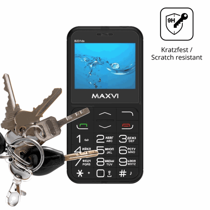 dipos Displayschutz für Maxvi B231ds, mattierte Oberfläche, robuste Festigkeit und perfekte Passform