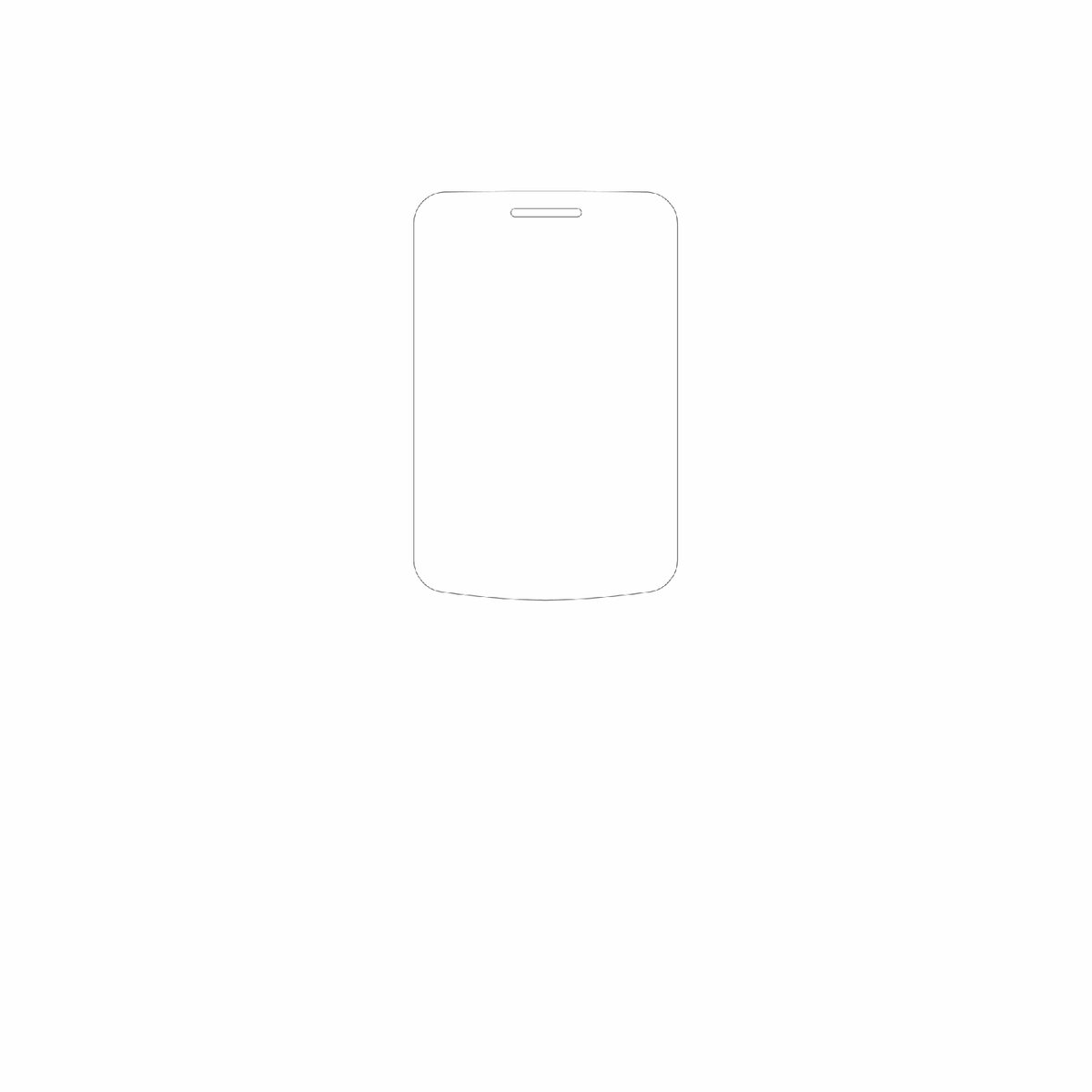 dipos Displayschutz für Maxvi C50, mattierte Oberfläche, geringe Dicke und perfekte Passform