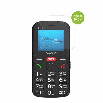4x Schutzfolie matt für Maxvi B115 Display-Schutzfolie