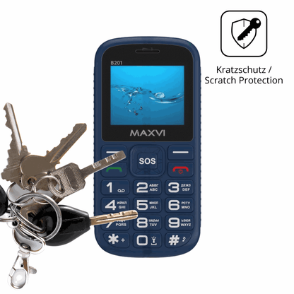 4x Schutzfolie matt für Maxvi B201 Display-Schutzfolie