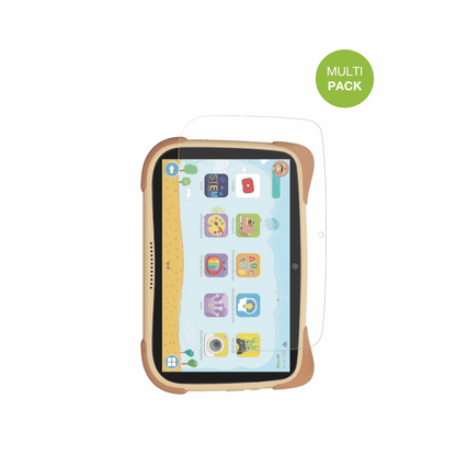 MediacomSmart Kid 8 mit aufgebrachter dipos Displayschutzfolie, die lästige Fingerabdrücke minimiert