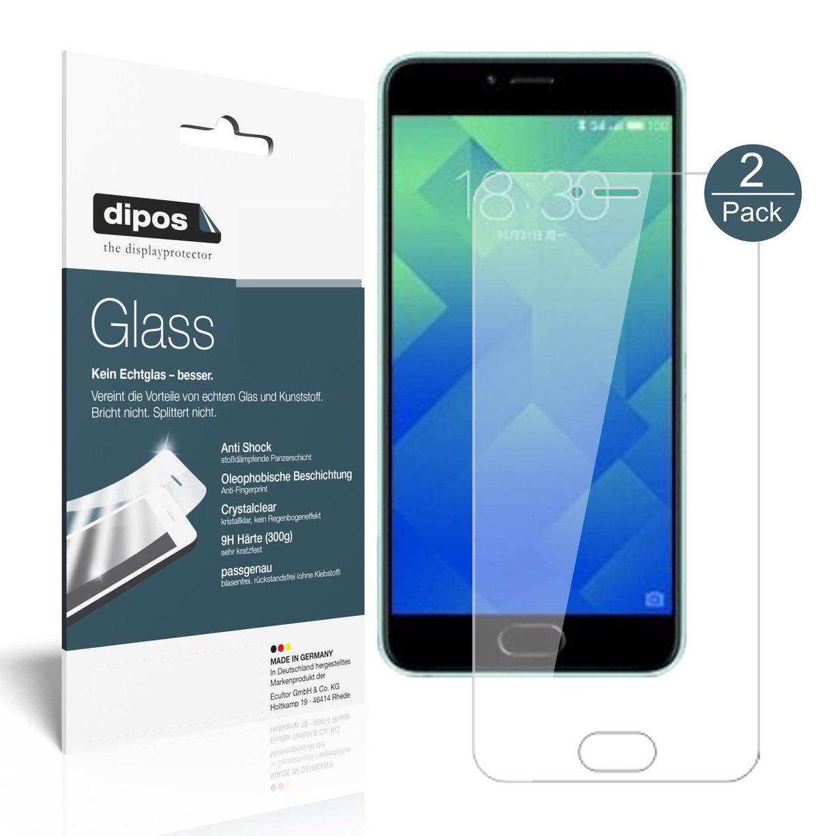 Perfekte Passform und ultimative Qualität: Unser 9H Panzerglas bietet Schutz für Meizu-M5 Note