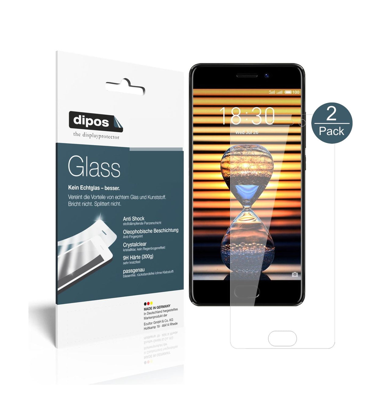 Perfekte Passform und ultimative Qualität: Unser 9H Panzerglas bietet Schutz für Meizu-Pro 7