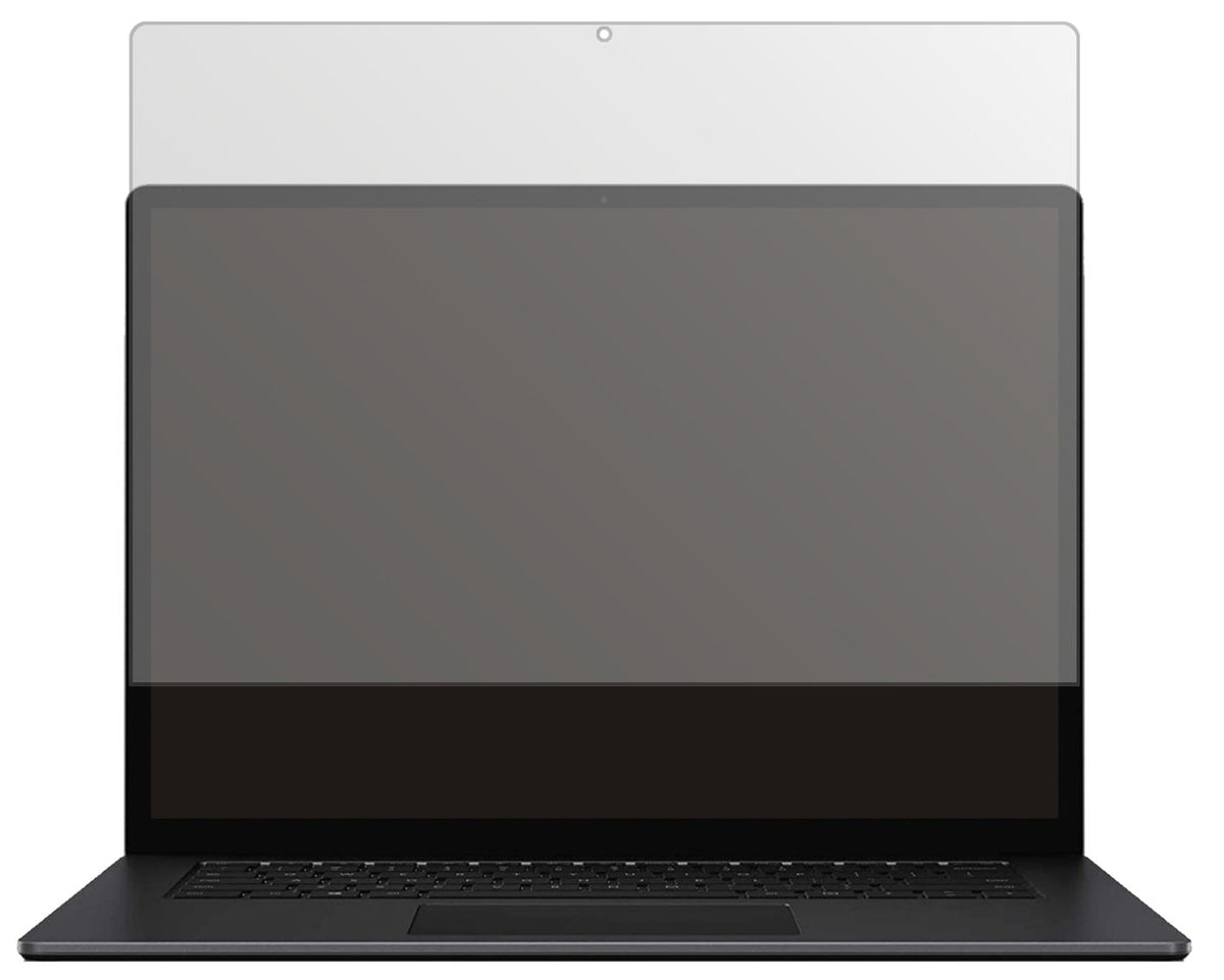MicrosoftSurface 4 15 Zoll mit aufgebrachter dipos Displayschutzfolie, die lästige Fingerabdrücke minimiert