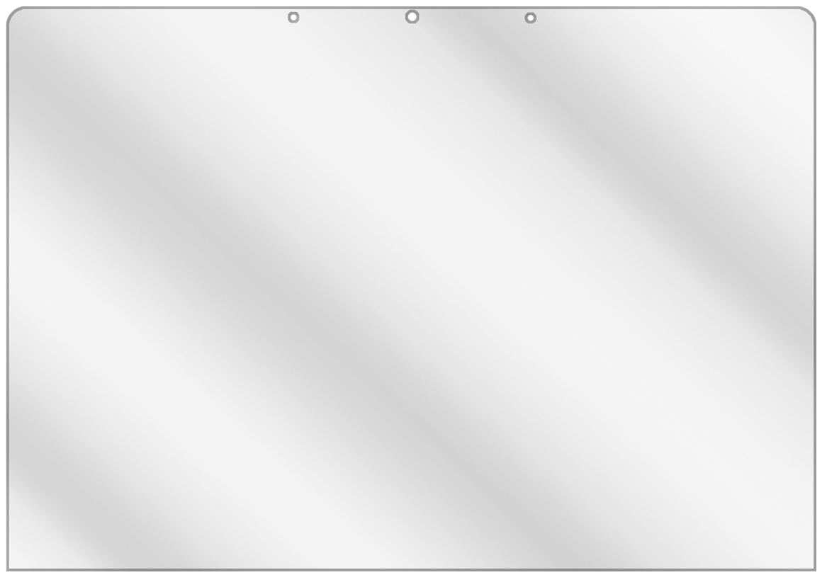 dipos Displayschutz für Microsoft Surface Laptop 3 13.5 Zoll, transparente Oberfläche, geringe Dicke und perfekte Passform