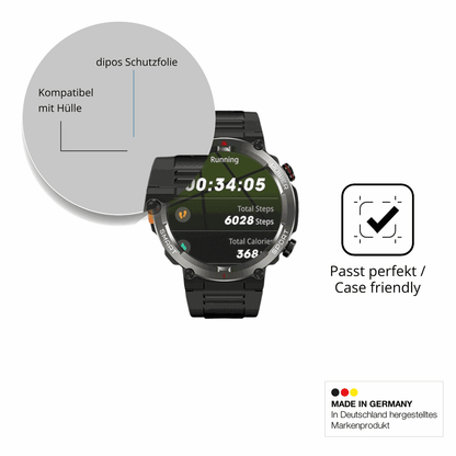 Schutzfolie mit optimaler Passform, zur Verwendung mit Hüllen geeignet
