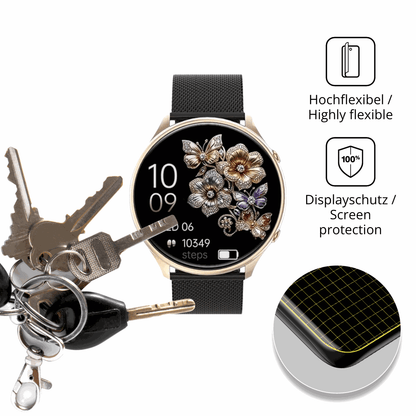 dipos Displayschutz für Miecgth S51 1.39 Zoll, transparente Oberfläche, geringe Dicke und perfekte Passform