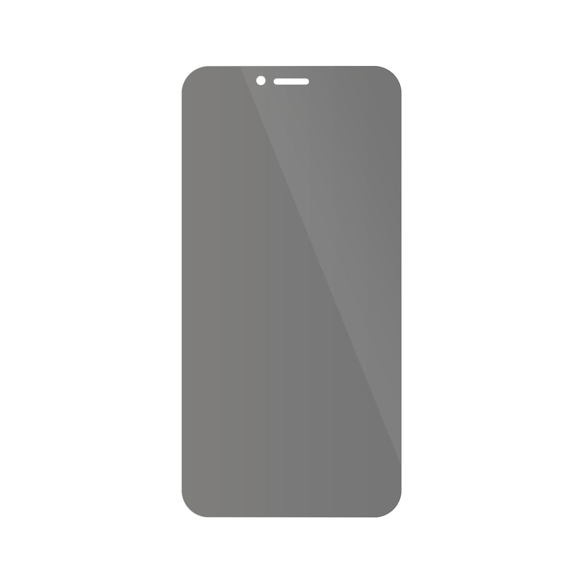 dipos Displayschutz für Mobicel PX9, mit Blickschutzfilter und perfekter Passform auch für die Rundungen