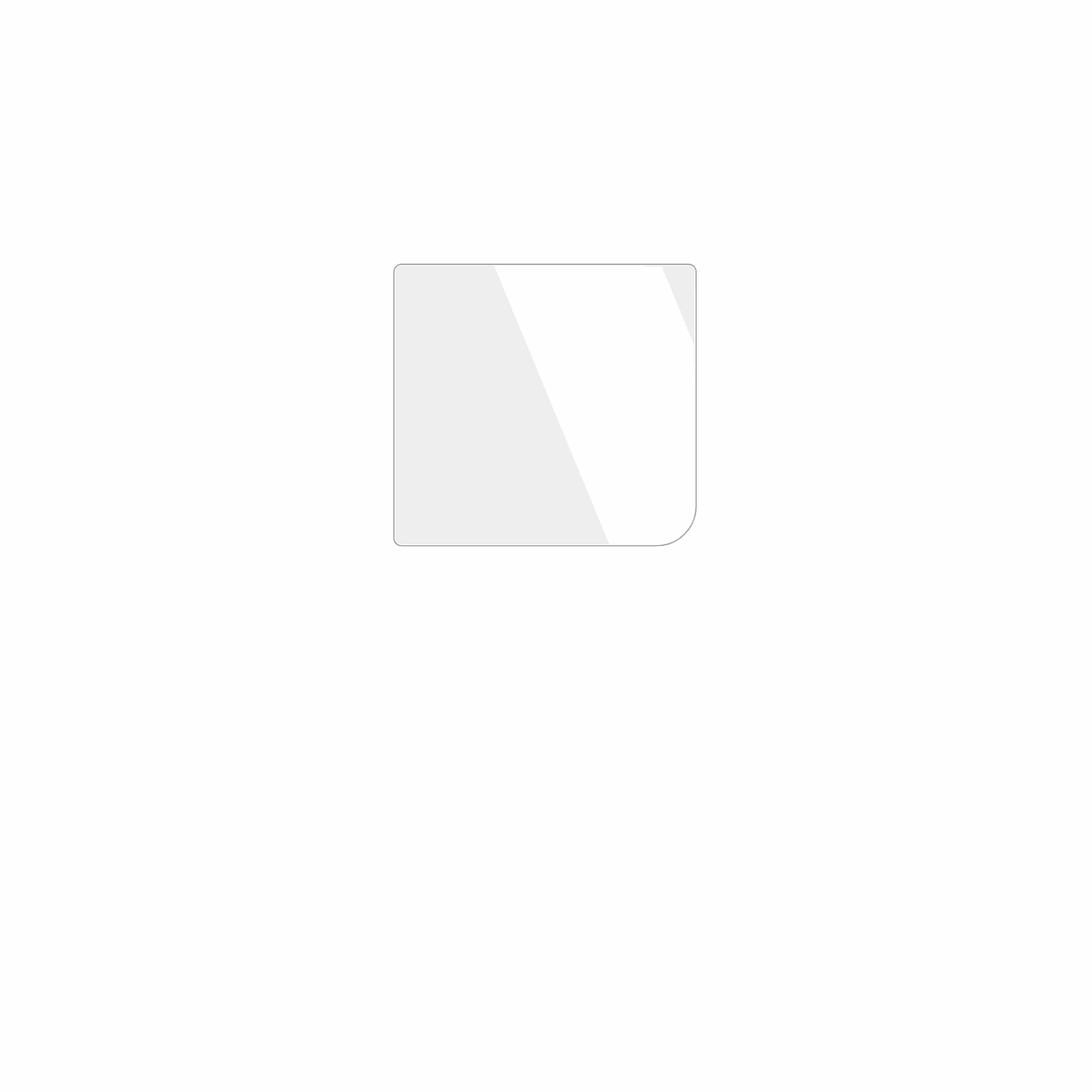 dipos Displayschutz für Modretro Chromatic, transparente Oberfläche, geringe Dicke und perfekte Passform