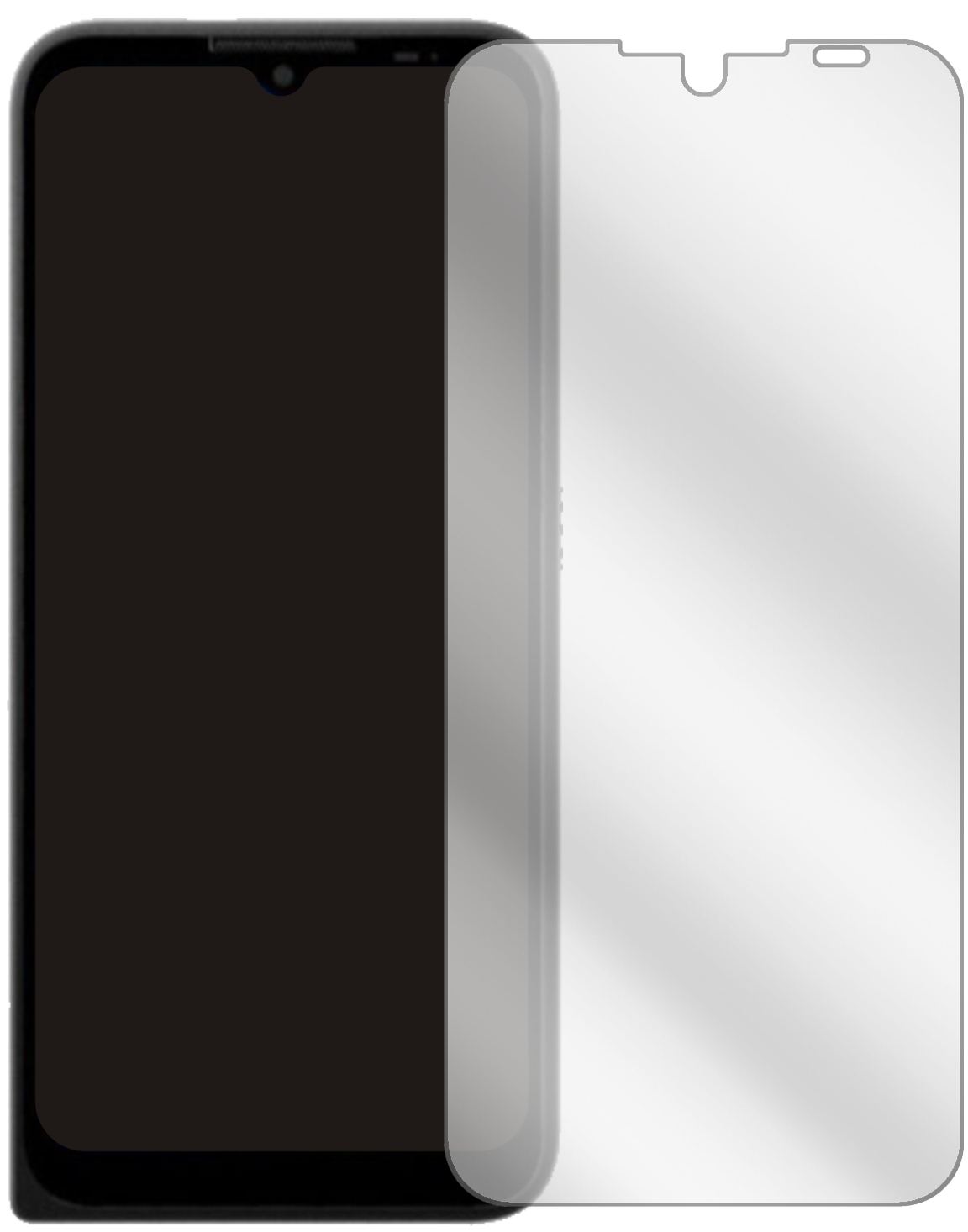 2x Schutzfolie klar für Motorola Defy (2021) Display-Schutzfolie