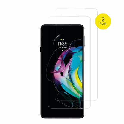 2x 3D Full Cover Schutzfolie für Motorola Edge 20