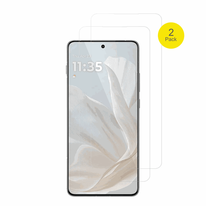 MotorolaEdge 70 Cloud Dancer mit aufgebrachter dipos Displayschutzfolie, glasklare Darstellung ohne Einschränkungen