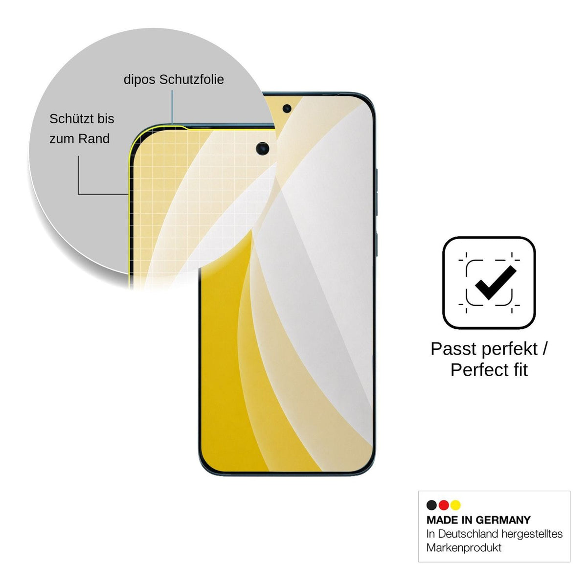 2x 3D Full Cover Schutzfolie für Motorola Edge 70 Plus