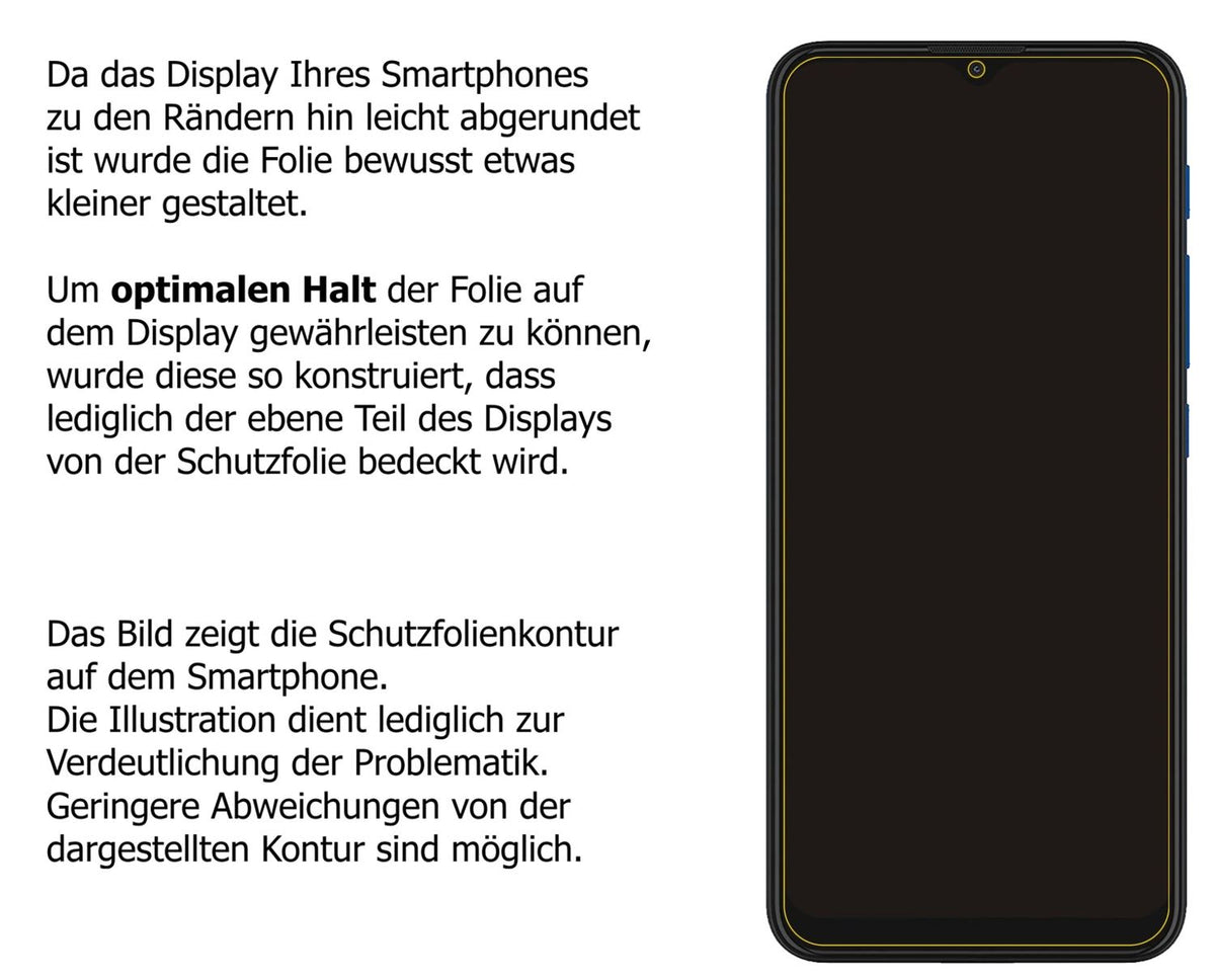 dipos Displayschutz für Motorola Moto E7 Plus, mattierte Oberfläche, robuste Festigkeit und perfekte Passform