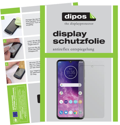 Matte Displayschutzfolie von dipos passend für Motorola One Zoom, präziser Zuschnitt und blasenfrei montiert