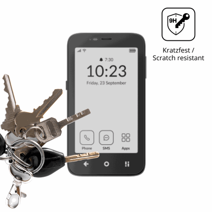 dipos Displayschutz für muditacompact, mattierte Oberfläche, robuste Festigkeit und perfekte Passform