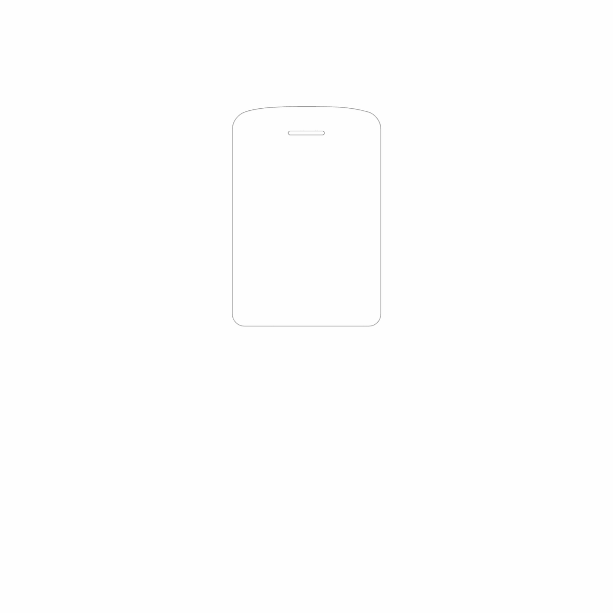 dipos Displayschutz für Myria Endless Power U1, mattierte Oberfläche, geringe Dicke und perfekte Passform
