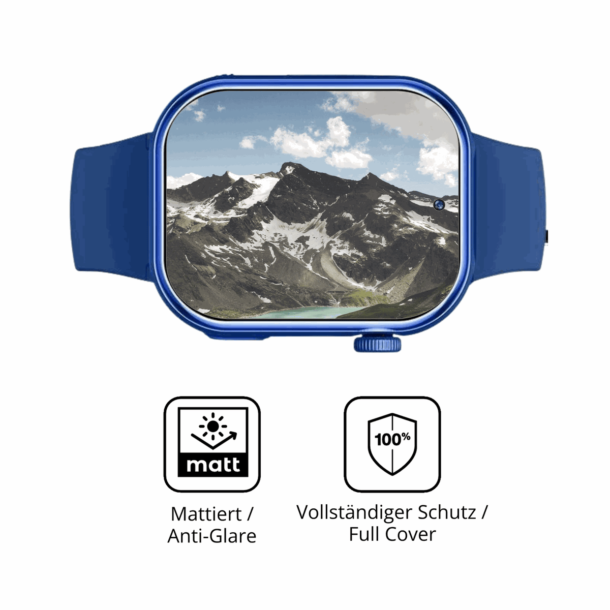 Flexible TPU-Folie passend zugeschnitten für Naixues Kids Smartwatch GPS, vollständige Abdeckung
