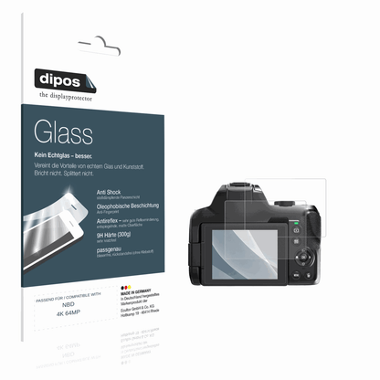 Matte Displayschutzfolie von dipos passend für NBD 4K 64MP, 9H kratzfest und blasenfrei montiert