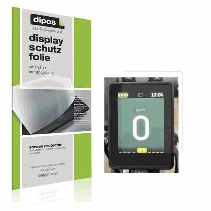 2x Schutzfolie matt für Neodrives simplyDisplay Display-Schutzfolie