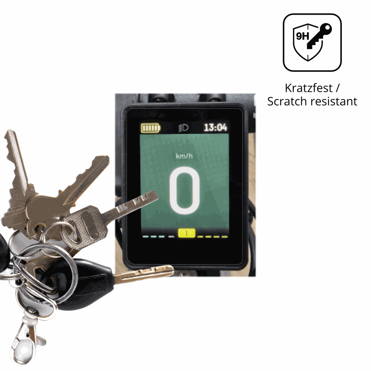 2x 9H Schutzfolie für Neodrives simplyDisplay Panzerfolie